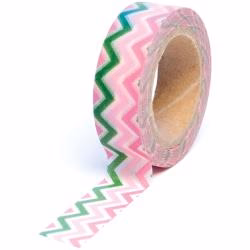 Washi Tape Zig Zag Girl / Cinta Adhesiva Zig Zag Tonos Pasteles