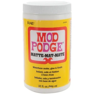 Mod Podge Matte 946 ml / Pegamento Barniz Sellador Acabado Mate