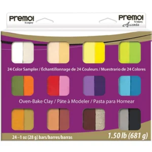 Sculpey III Polymer Clay Multipack Brights / Kit de Arcilla Polimérica Brillantes 24 pz.