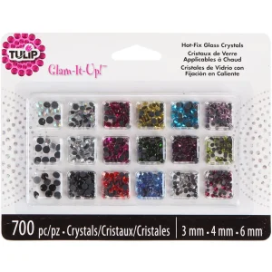 Glam-It-Up! Hot-Fix Glass Crystals / Cuentas de Vidrio con Pegamento de Fijación en Caliente