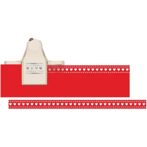 2 in 1 Deep Edge Punch Striped Hearts / Perforadora de Borde Profundo 2 en 1