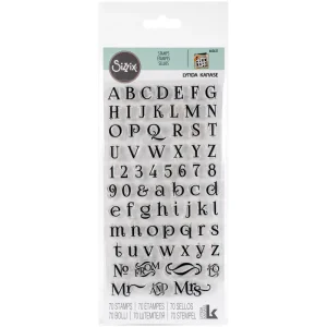 Aphabet Stamps / Sellos de Polímero de Alfabeto