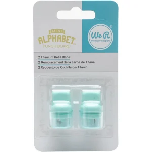 Mini Alphabet Punch Board Blade Refill 2pk / Repuestos de Cuchilla para la Mini Tabla de Alfabeto