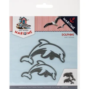 Maritime DolphinscCutting Dies  / Suajes de Delfines
