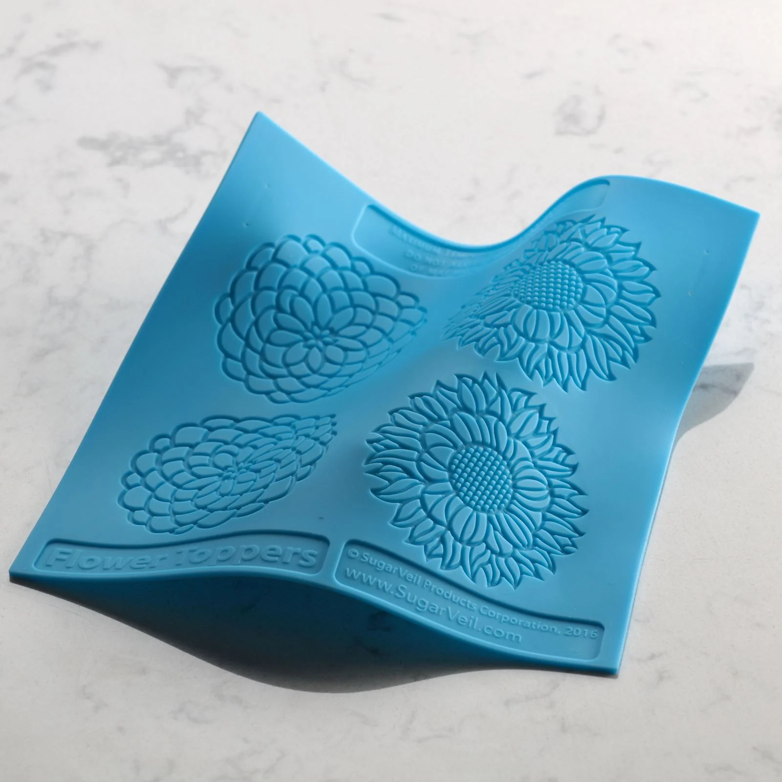 Flower Toppers Confectioner's Mat / Plantilla Para Pasta de Azúcar - Imagen 3