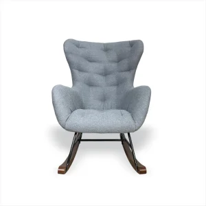 Silla Mecedora Gris