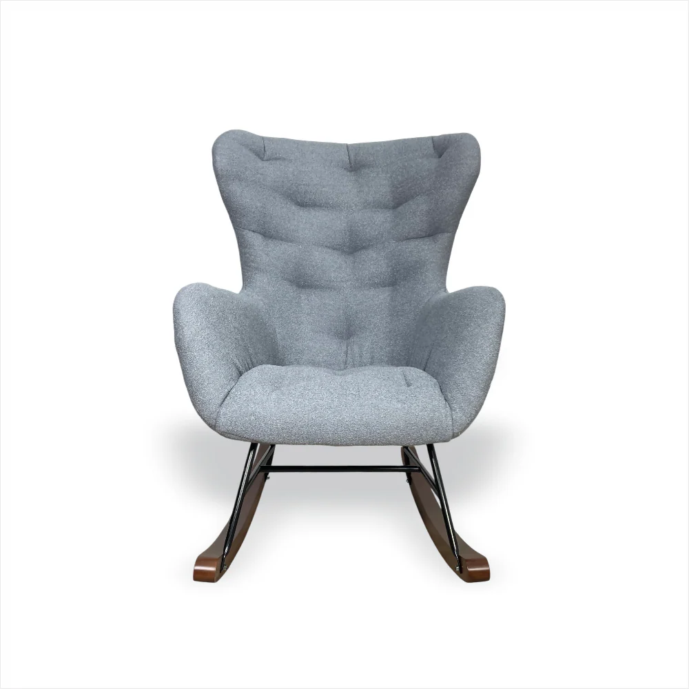 Silla Mecedora Gris