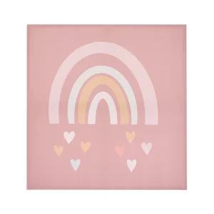 Cuadro Decorativo Arcoiris Infantil L 60X60 cm - Impresion en Tela