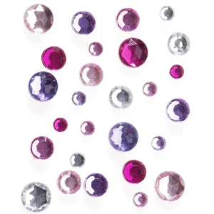 Stick On Rhinestones Dots / Cuentas Circulares de Cristal con Pegamento