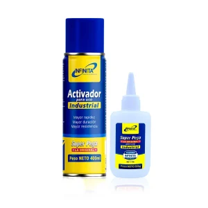 Kit activador 400ml + Super pega Infinita 100g