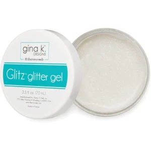 Gina K Designs Glitz Glitter Gel White / Gel Diamantina Blanca