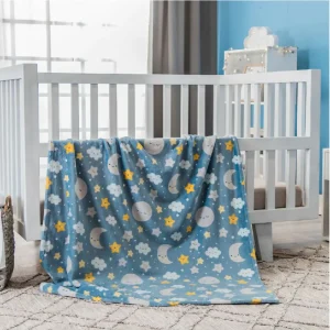 Cobertor para Bebé Ligero Cuna Moon, 110x150 cm
