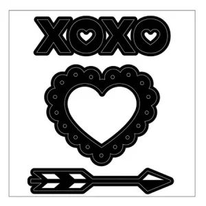 Love Theme Embossing and Cut / Suaje de Corte y Realce Amor