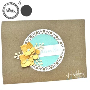 Be Merry Lace Doily Die / Suaje de Blonda Navideña