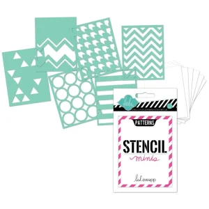 Stencil Minis Patterns / Plantillas Mini 12 pz.