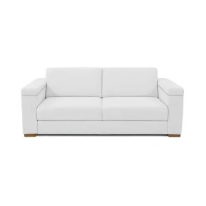 Sofá con Apoyabrazos Montenegro 207x90x82 Tela Blanco