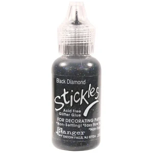 Stickles, Mercury Glass Black Diamond / Pegamento de Brillos Negro