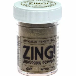 Zing Metallic Gold Embossing Powder / Polvos de Realce Oro Metálico