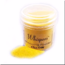 Whispers Enchanted Yellow Embossing Powder / Polvos de Realce Amarillos