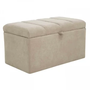 Puff Baul 80x40 Paneles Beige