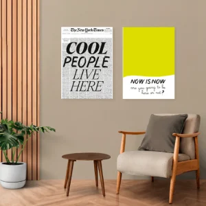 Diptico Cool People 50 cm x 70 cm