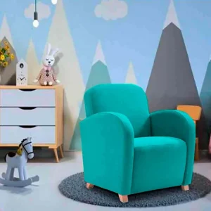 Silla Poltrona Curve Magic Azul