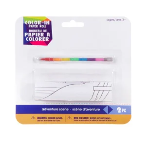 Adventure Color-In Roll Paper / Varios Colores en una Pluma