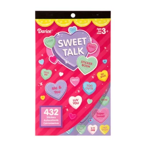 Sticker Book for Kids Sweet Talk  / Libro con 432 Estampas Corazones