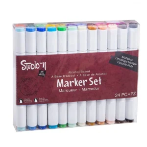 Alcohol Brush Markers 24 pc. / Marcadores de Alcohol 24 pz.