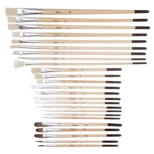 Studio 71 Paintbrush Set / Set de 25 Pinceles Naturales y Sintéticos