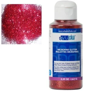 Red Microfine Glitter / Diamantina Ultra Fina Roja