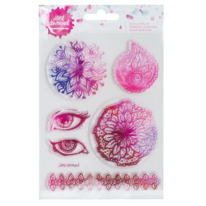 Acrylic Clear Stamp Mandala / Sellos Transparentes de Mandala