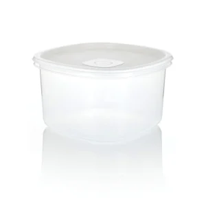 Recipiente Plastico Cuadrado 2.5L Blanco