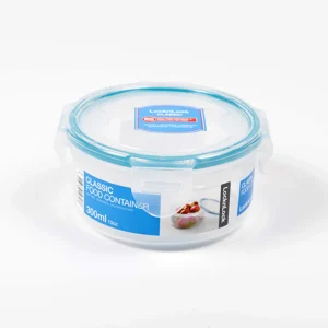 Recipiente Plastico Redondo Classic 300ml transparente