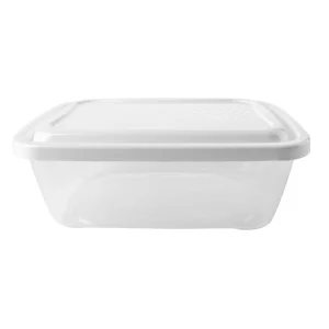 Recipiente Basico Rectangular 1.2L Blanco