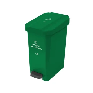 Canecas EstraBins- Pedal 44L verde- Organico Aprovechable