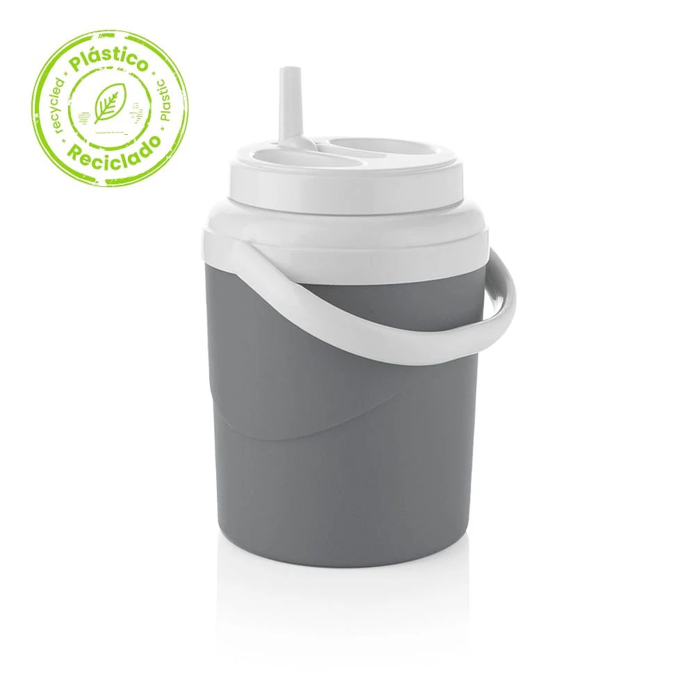 Termo 4L Gris Insulado Material Recuperado