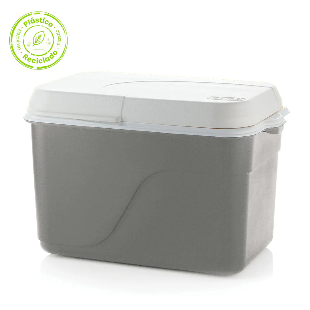 Nevera Familiar 42L Gris Insulada Material Recuperado