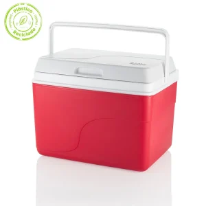 Nevera 22L Rojo Insulada Material Recuperado