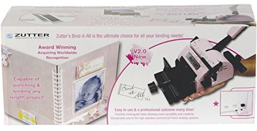 Zutter Bind-it-all V 2.0 / Engargoladora Portátil color Rosa - Imagen 8