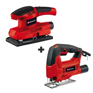 Sierra Caladora 400 Watts Tc-js 60 /1 + Lijadora 1/3 Pliego 150watts