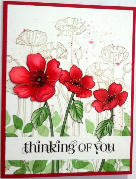 Ink Pad Poppy Red / Cojin de Tinta para Sellos Color Roja - Imagen 5