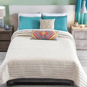 Juego de Edredón Dilar Doble Faz para Cama Doble, Incluye 2 Fundas y 1 Cojín