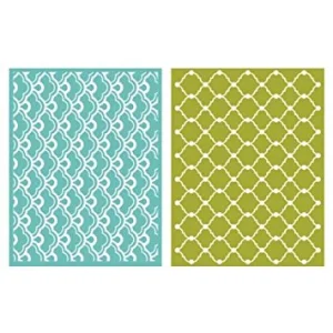 2 Whimsy Embossing Folders / Folders de Grabado Caprichos (2 piezas)