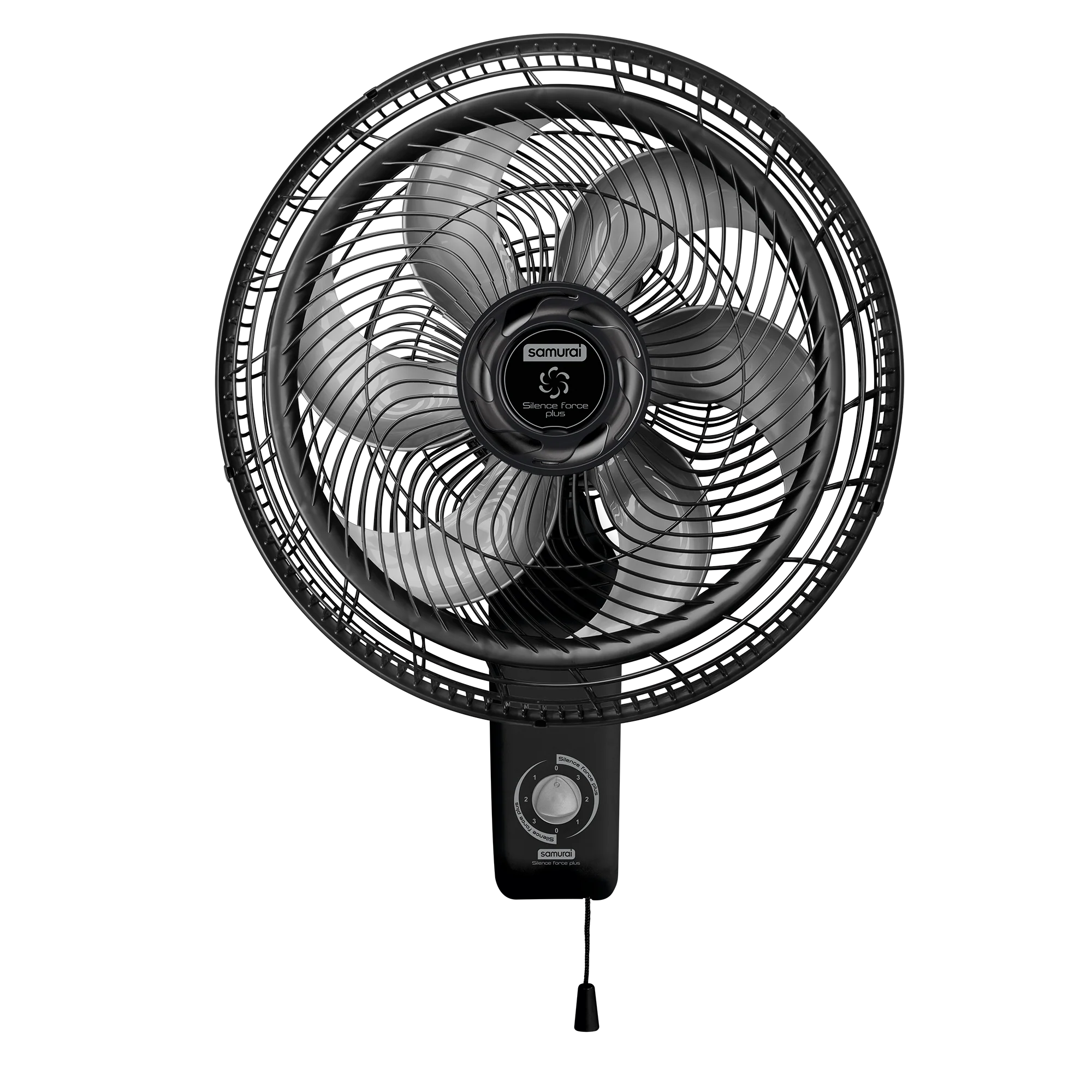 Ventilador Silence Force Plus de Pared Negro