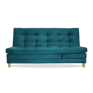Sofa Cama Kalin Cinco Posiciones Turquesa Mas Cojines