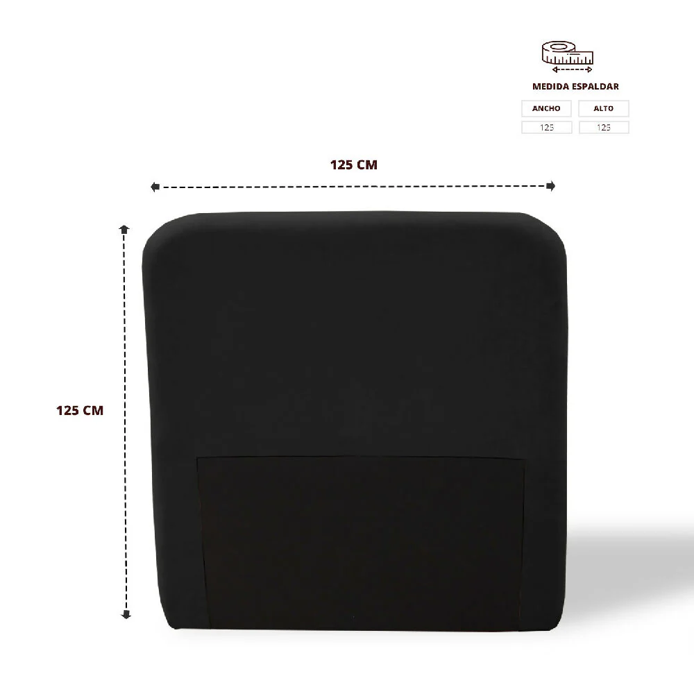 Copy of Espaldar Comfort de Piso 120 Negro - Imagen 4