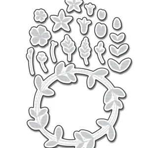 Spring Wreath Dies / Suaje de Corona de Flores