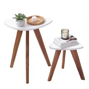 Mesa Nórdica Triangular - Set X 2 - Pequeña & Grande