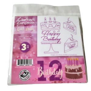 Cling Stamps Cake Party / Sellos de Goma Cling Fiesta de Pastel